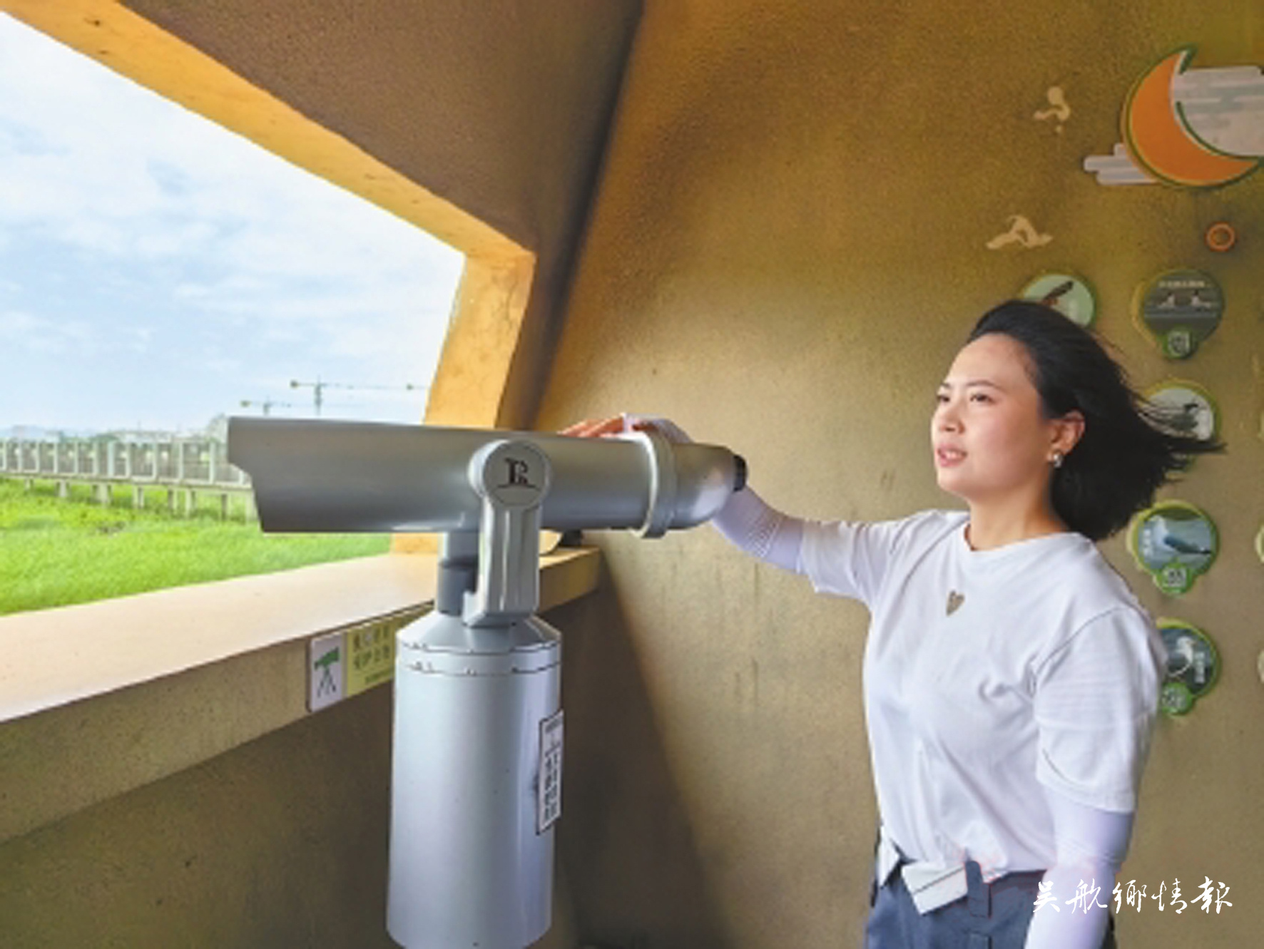 守一块生态湿地 筑两岸沟通桥梁